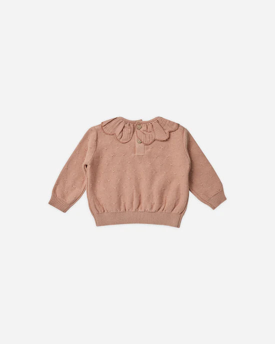 Quincy Mae | Rose Petal Knit Sweater