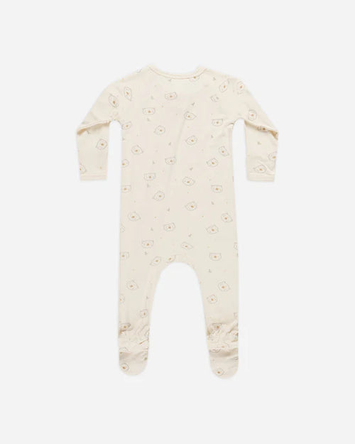 Quincy Mae | Bears Bamboo Zip Footie