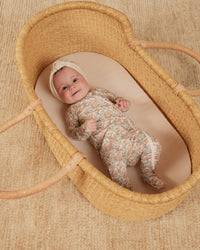 Quincy Mae | Bloom Bamboo Zip Footie