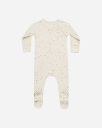 Quincy Mae | Twinkle Bamboo Zip Footie