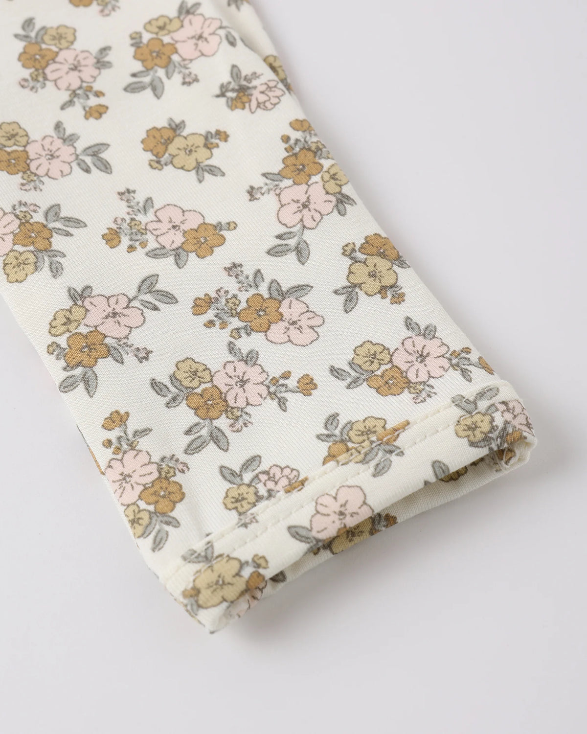 Quincy Mae | Bamboo Zip Footie - Wildflower