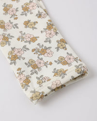 Quincy Mae | Bamboo Zip Footie - Wildflower