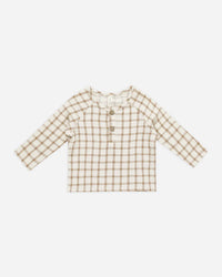 Quincy Mae | Zion Shirt - Cinnamon Plaid