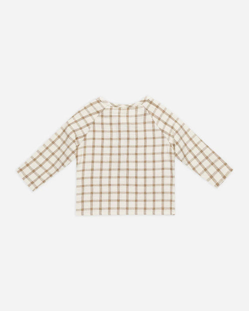 Quincy Mae | Zion Shirt - Cinnamon Plaid