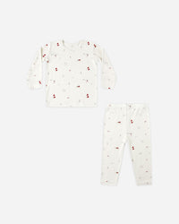 Quincy Mae | Bamboo Pyjama Set - Winter Wonderland