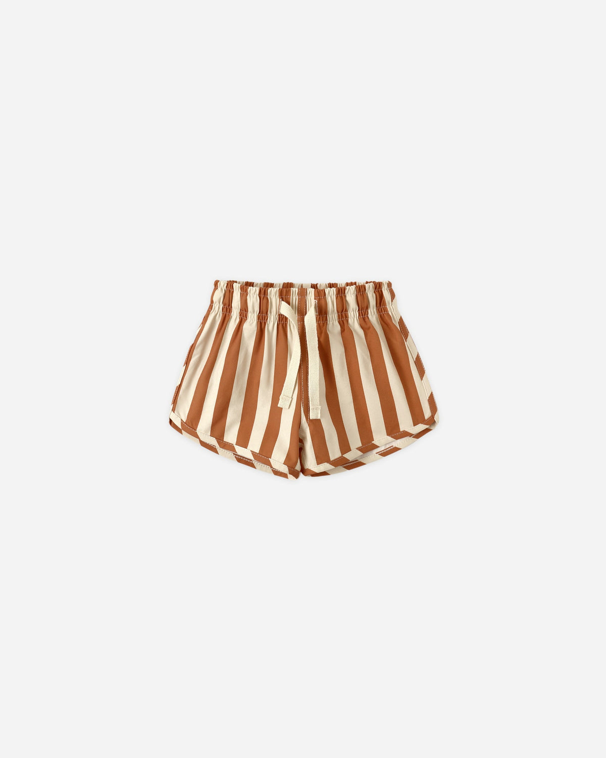 Quincy Mae | Boys Swim Short - Poppy Stripe