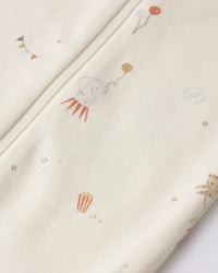 Quincy Mae | Zip Long-Sleeved Footie Sleeper - Carnival