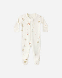 Quincy Mae | Zip Long-Sleeved Footie Sleeper - Carnival