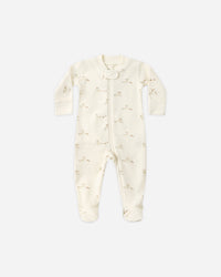 Quincy Mae | Zip Long-Sleeved Footie Sleeper - Bunnies