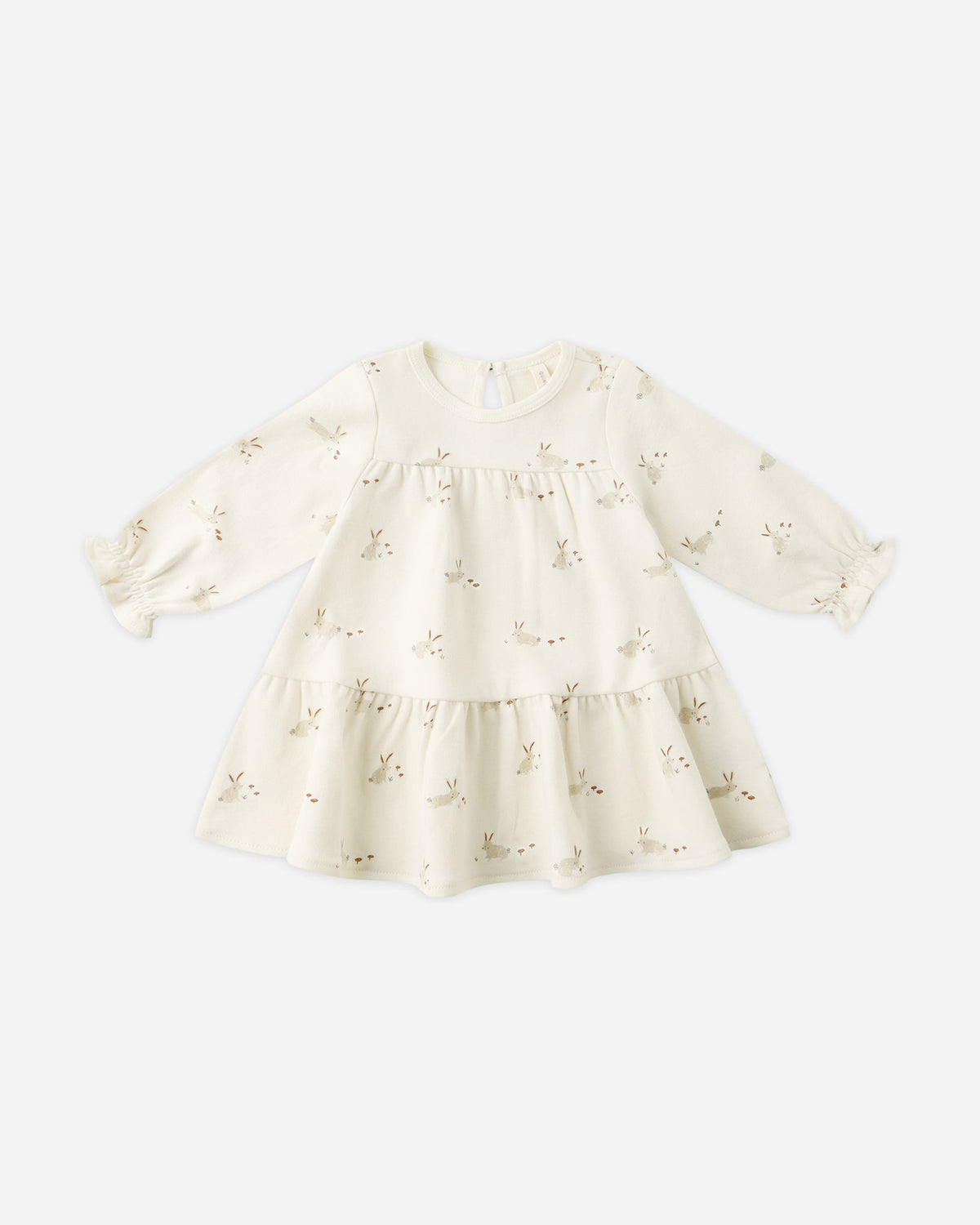 Quincy Mae | Tiered Jersey Dress - Bunnies