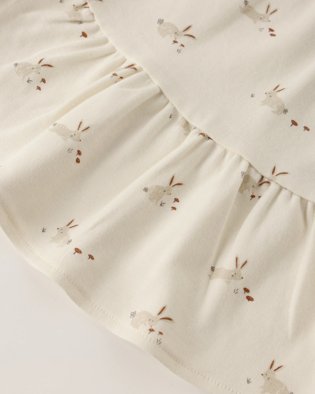 Quincy Mae | Tiered Jersey Dress - Bunnies