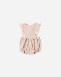 Quincy Mae | Ruffle Bubble Romper - Antique