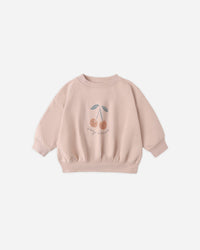 Quincy Mae | Relaxed Sweatshirt - Cherry