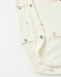 Quincy Mae | Side Snap Bodysuit + Pant Set - Bunnies