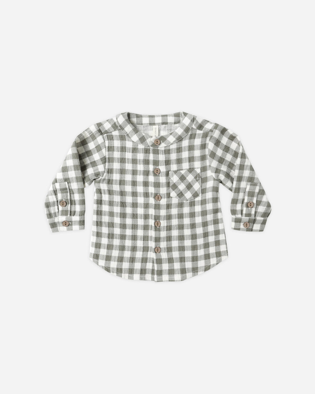 Quincy Mae | Milo Shirt - Forest Check
