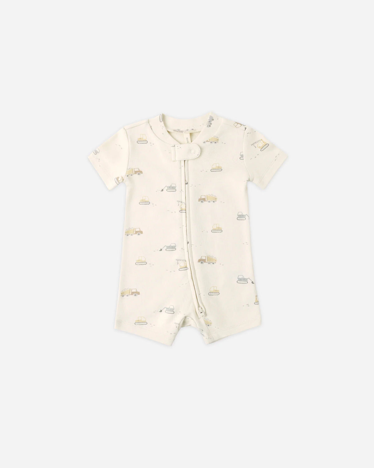 Quincy Mae | Zip Short-Sleeved Sleeper - Construction