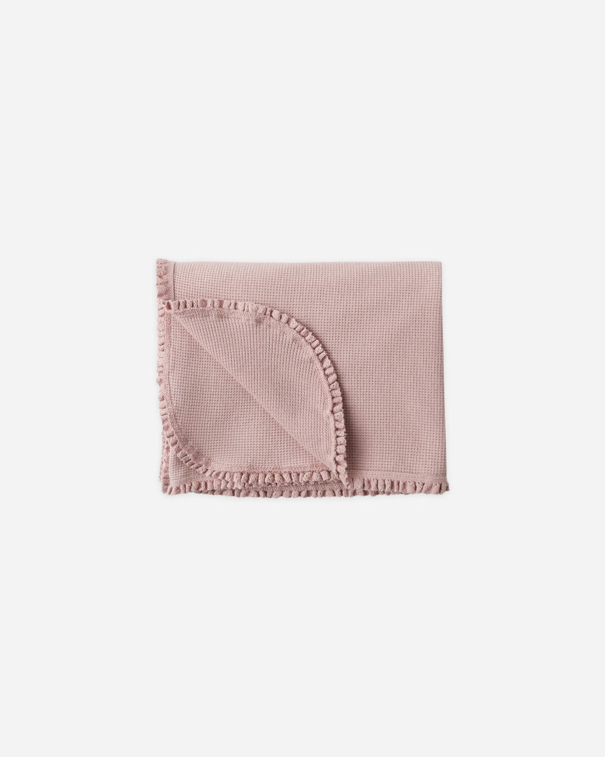 Quincy Mae | Waffle Baby Blanket Mauve
