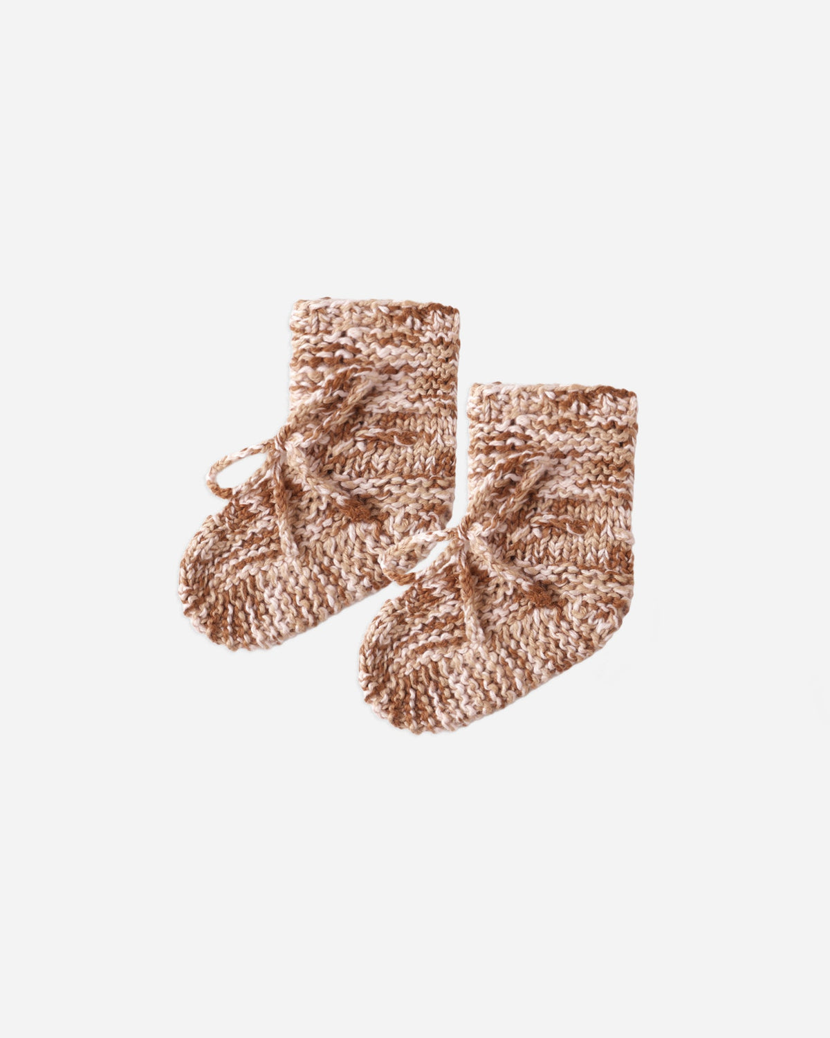 Quincy Mae | Knit Booties - Rose Speckle