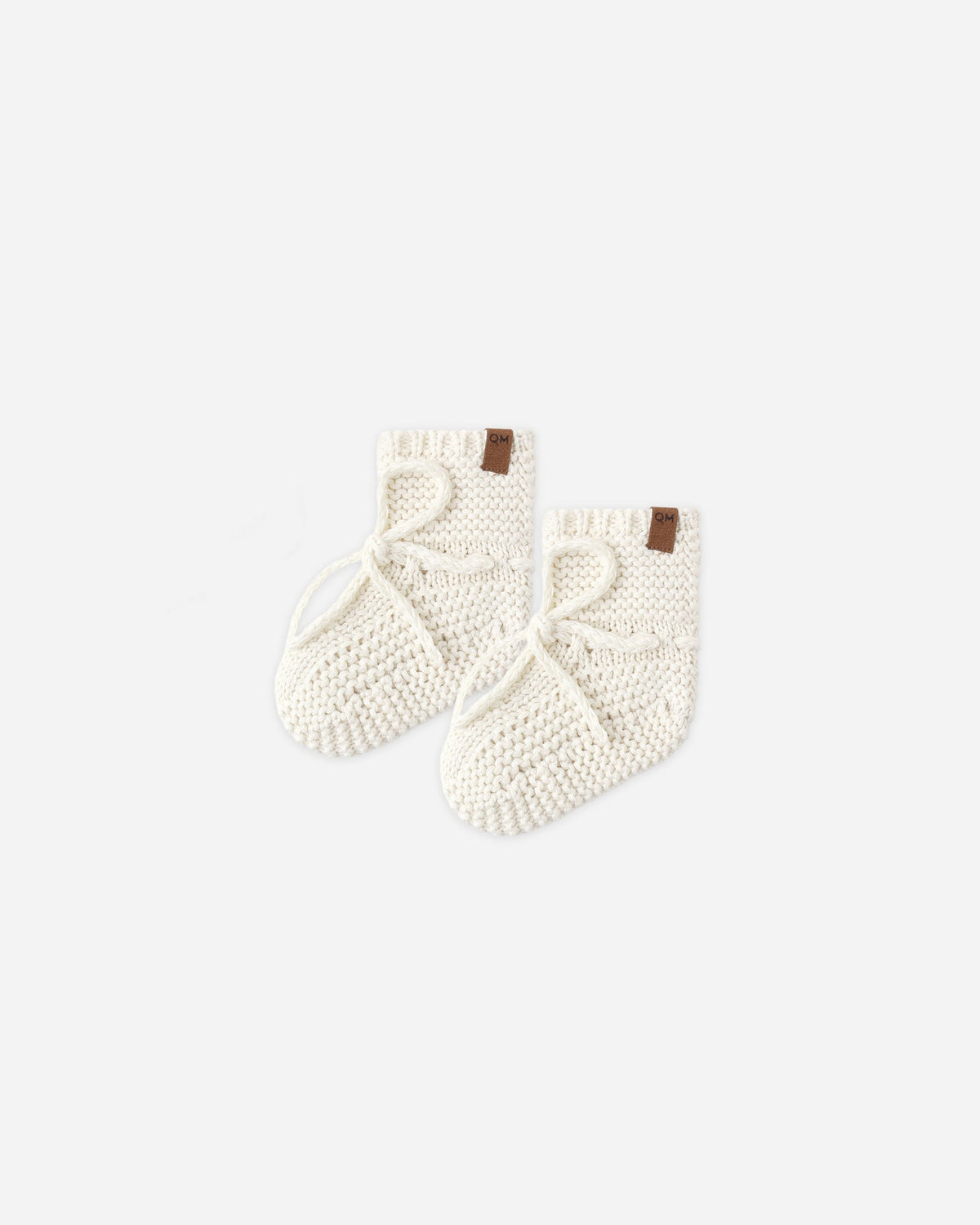 Quincy Mae | Knit Booties - Natural