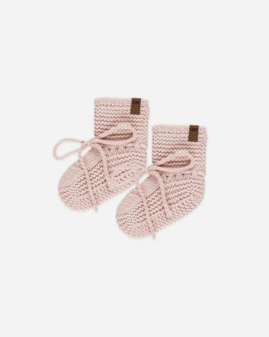 Quincy Mae | Knit Booties - Bubblegum