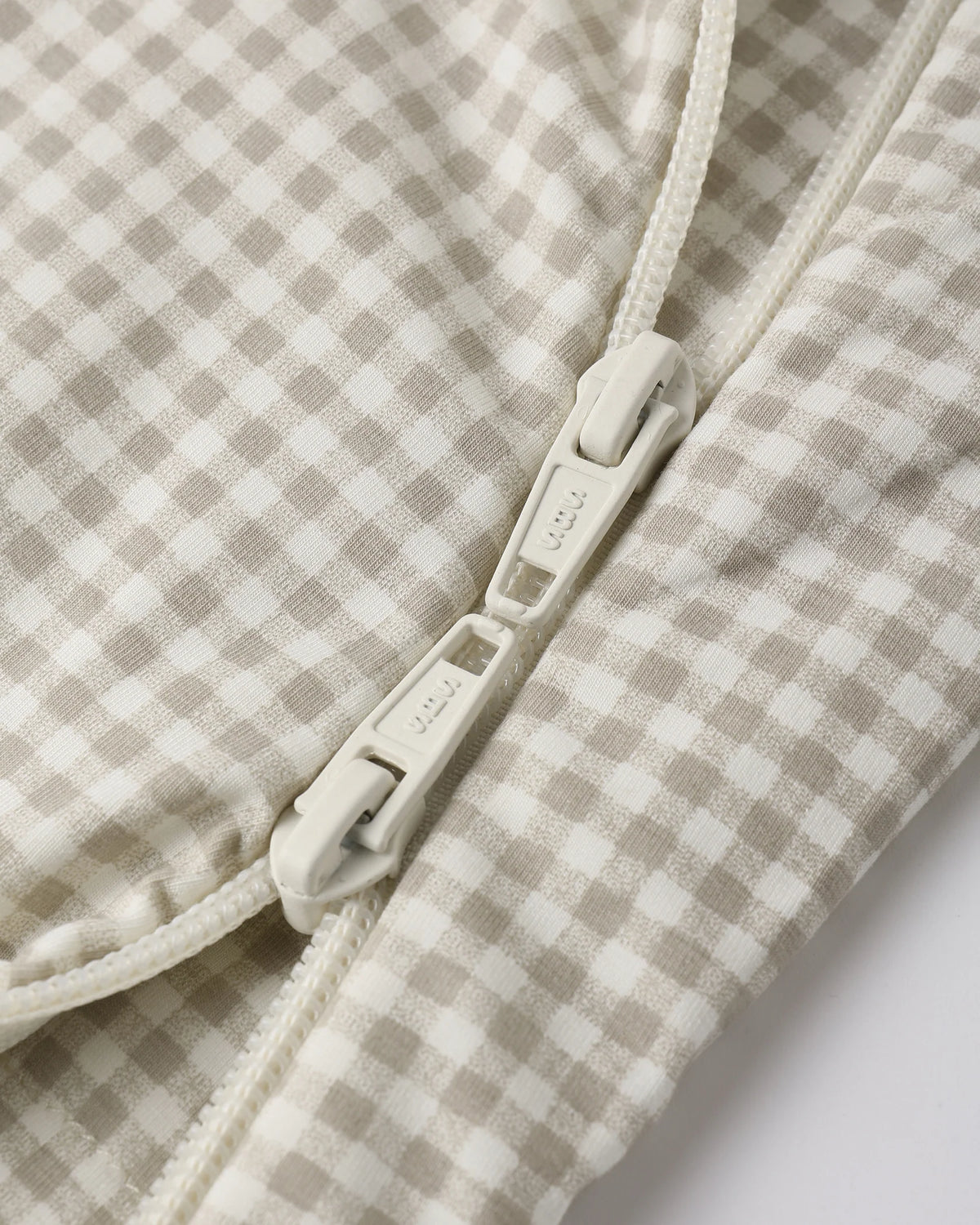 Quincy Mae | Bamboo Sleep Bag - Oat Gingham
