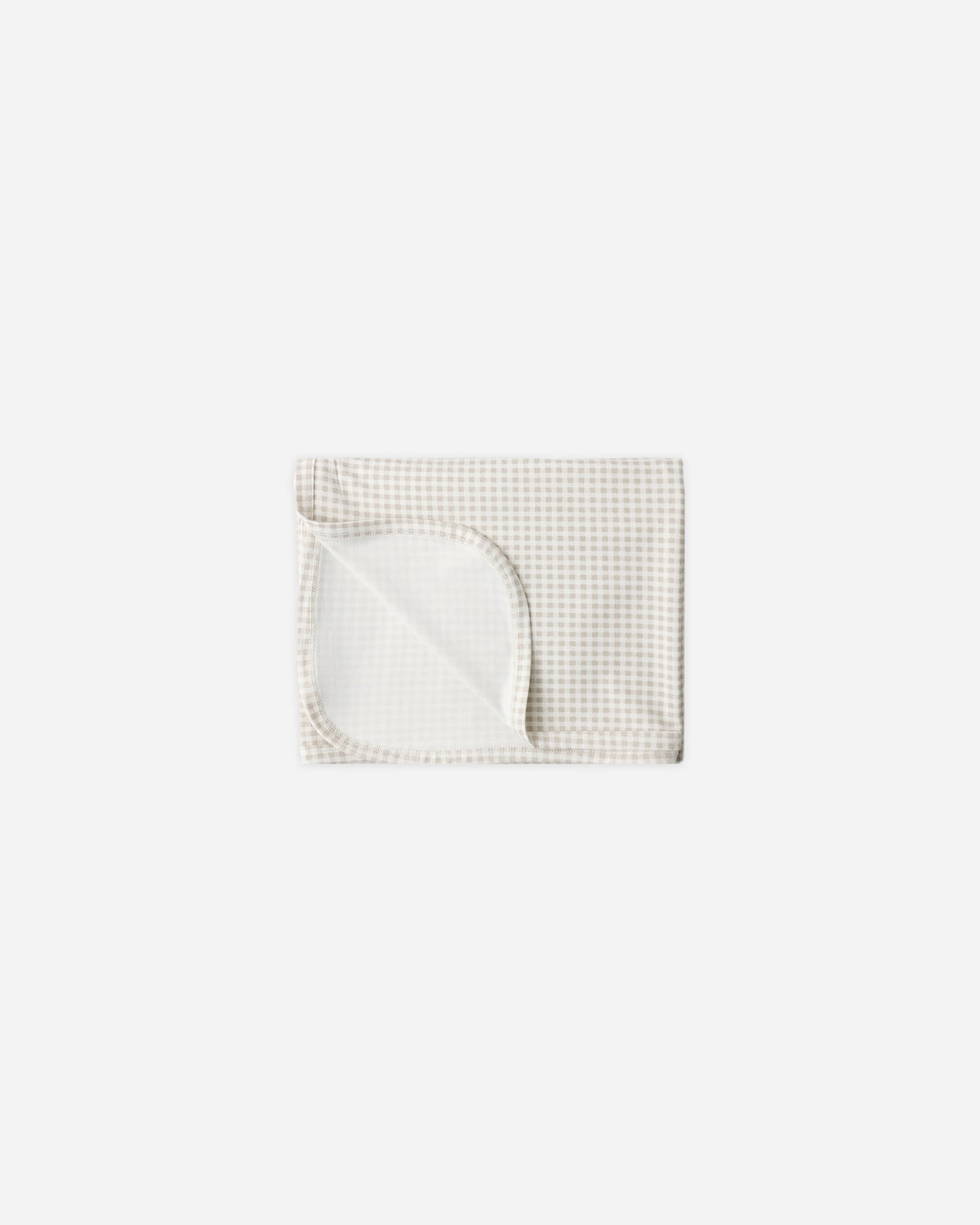 Quincy Mae | Bamboo Swaddle - Oat Gingham