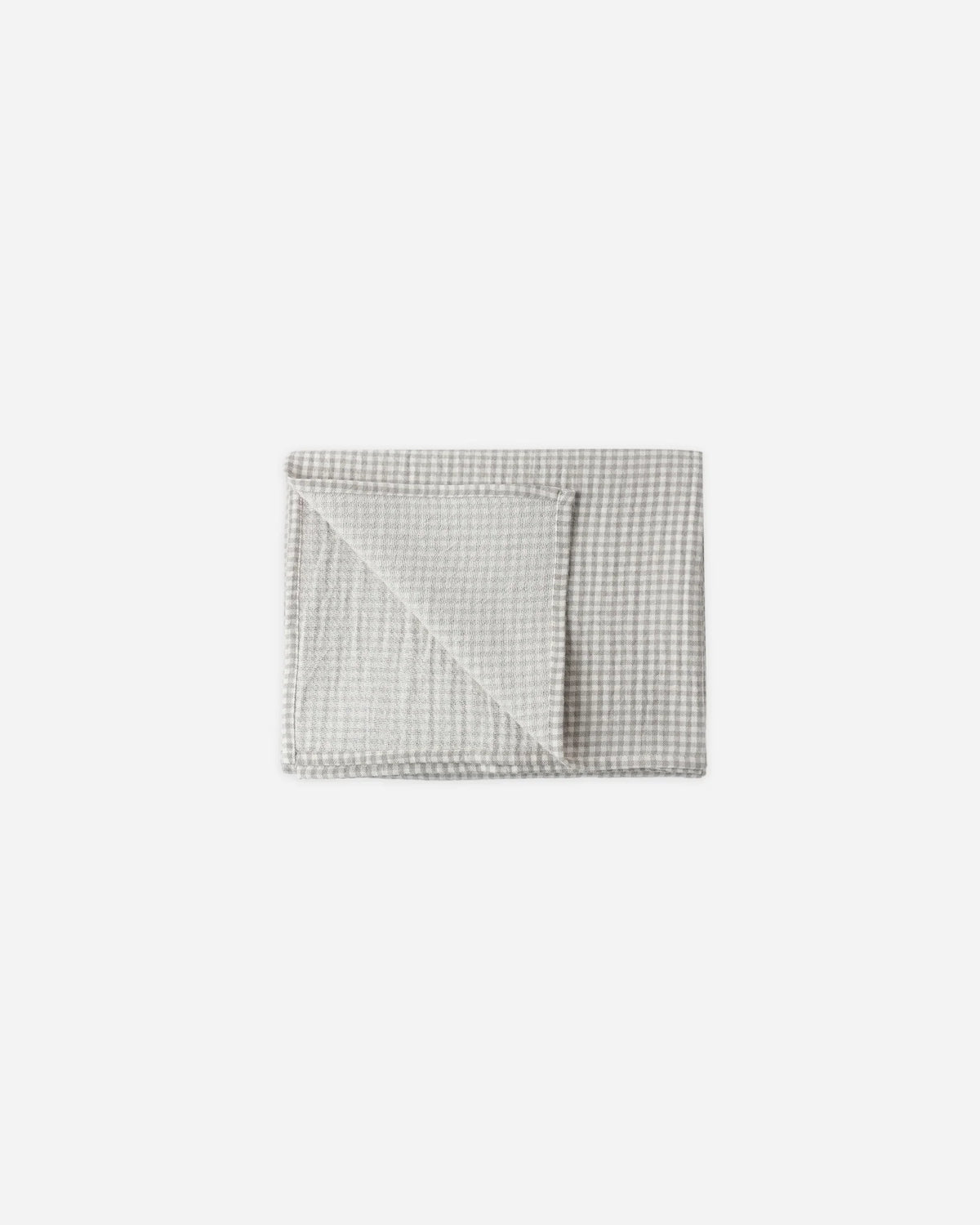 Quincy Mae | Woven Swaddle - Sage Gingham