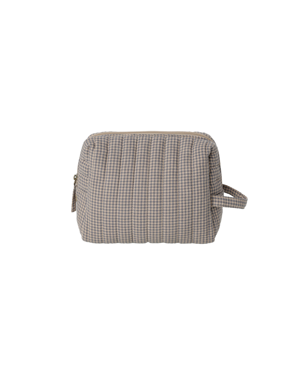 Quincy Mae | Toiletry Bag - Indigo Gingham