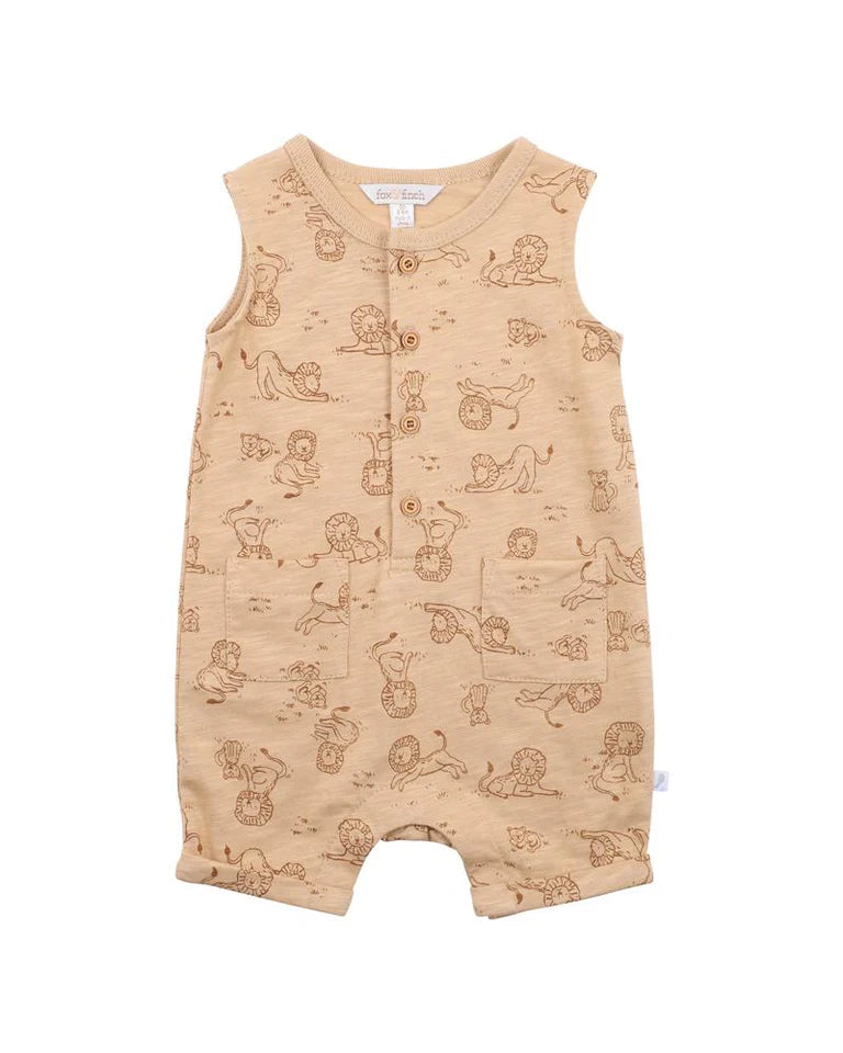 Bebe | Lion Print Romper