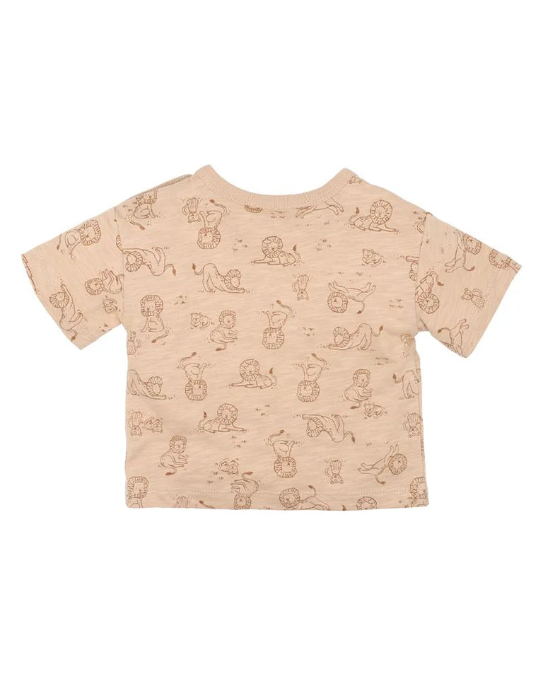 Bebe | Lion Roar Print Tee