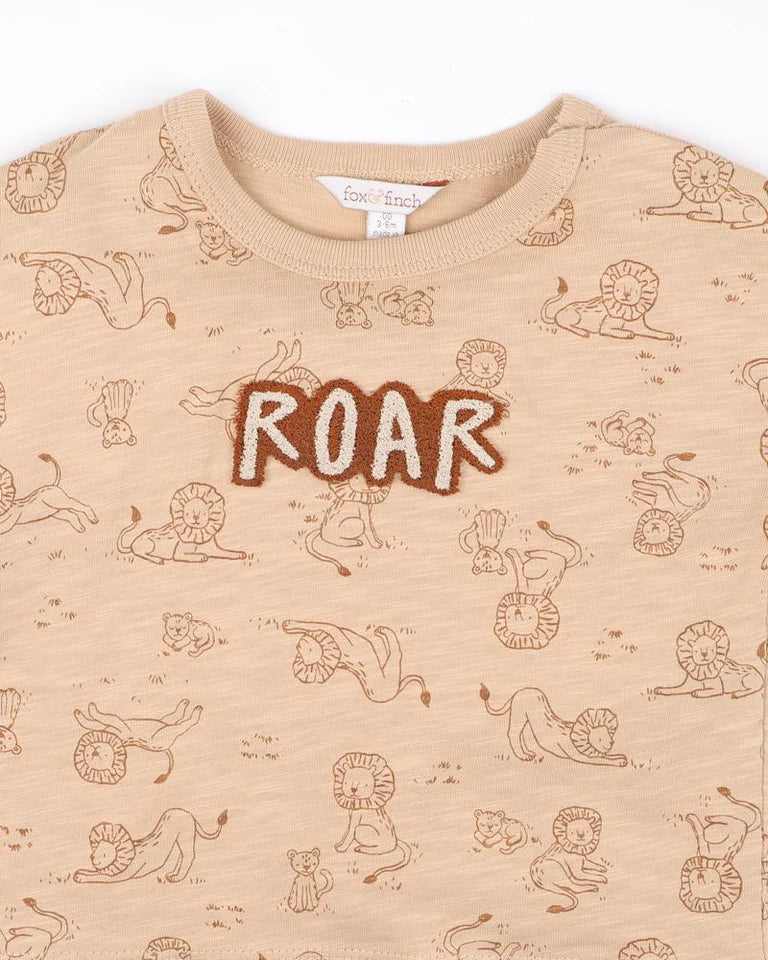 Bebe | Lion Roar Print Tee