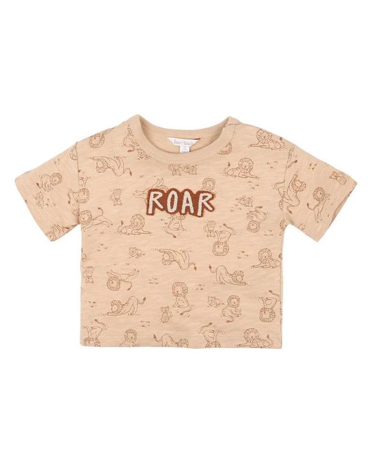 Bebe | Lion Roar Print Tee