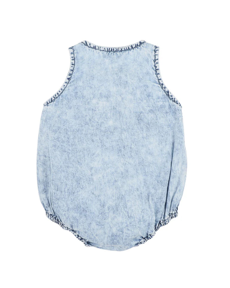 Fox & Finch | Acid Wash Denim Romper
