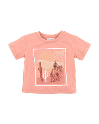 Fox & Finch | Abstract Oasis Desert Horse Tee