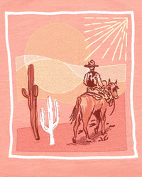 Fox & Finch | Abstract Oasis Desert Horse Tee