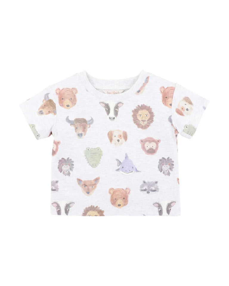 Fox & Finch | Wildlings Print Tee