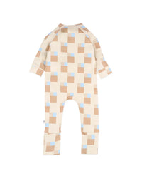 Fox & Finch | Havana Block Print Organic LS Zipsuit
