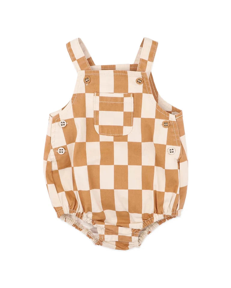 Fox & Finch| Phoenix Checkerboard Overalls