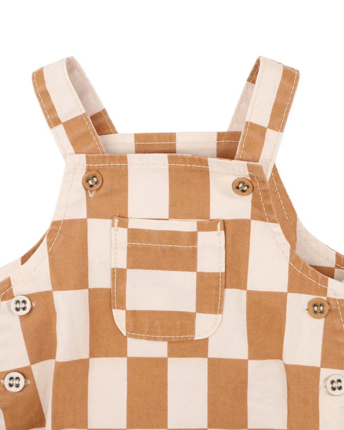 Fox & Finch| Phoenix Checkerboard Overalls