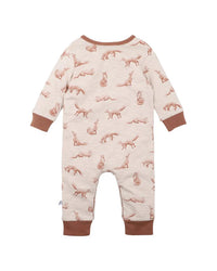 Bebe | Nevada Fox Print Henley Romper