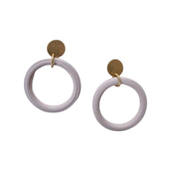 Zoda || Renae Wood Circle Earring - 2 Variants