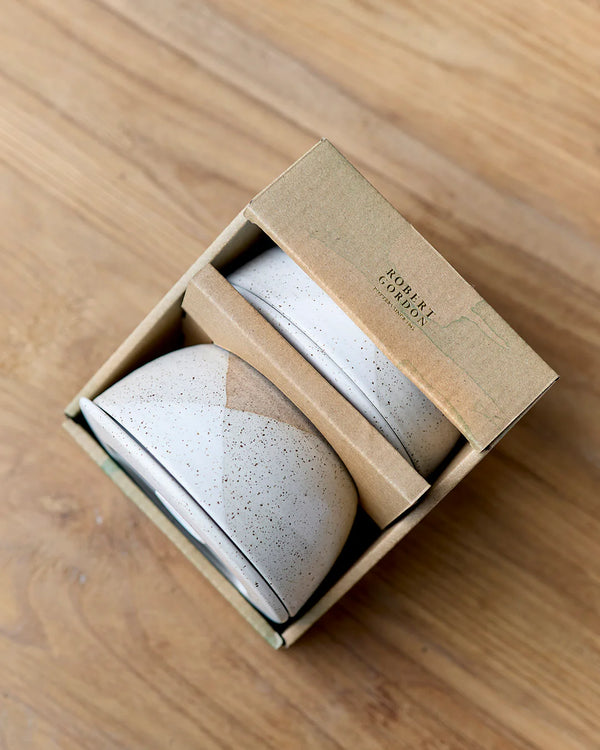 Robert Gordon |White Speckle Set of 2 360ml Containers - The Wanderer