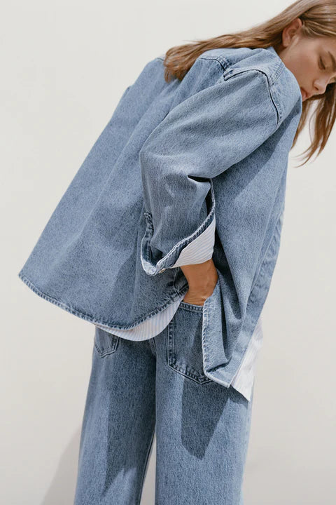 Assembly Label | Rylee Denim Overshirt - Indigo Fade