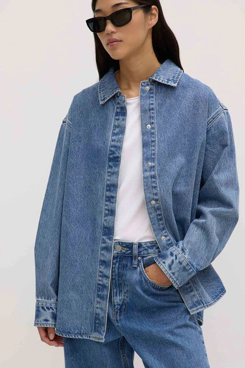 Assembly Label | Rylee Denim Overshirt - Indigo Fade