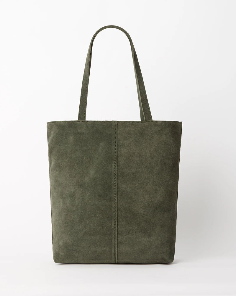 Juju & Co. | Suede Everyday Tote - Olive