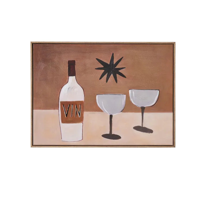 'SALUD' Ash Frame - Oil Painting