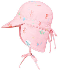 Toshi | Coral Swim Baby Flap Cap XXS