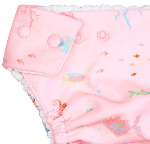 Toshi | Coral Baby Swim Nappy