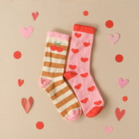 Rockahula | Stripy Cherry Socks - 2 Pack