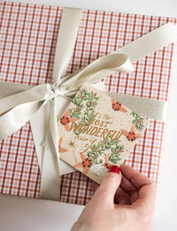 "IT'S THE MOST WONDERFUL TIME OF THE YEAR" SMALL CHRISTMAS CARD